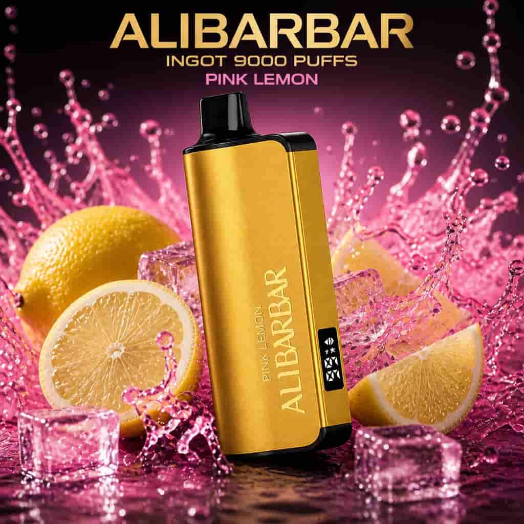 ALIBARBAR INGOT 9000 PUFFS-PinkLemon